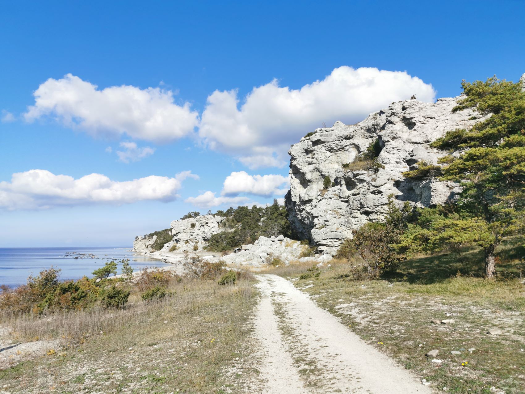 Sigsarve strand på nordvästra Gotland