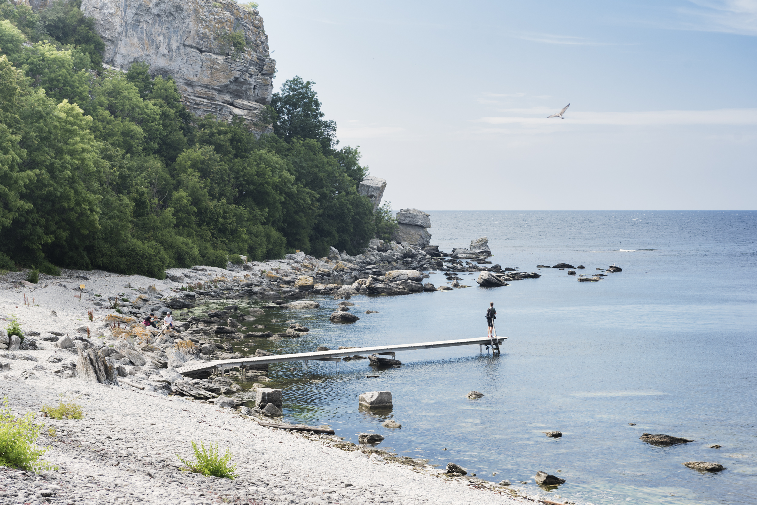 Brygga på Stora Karlsö