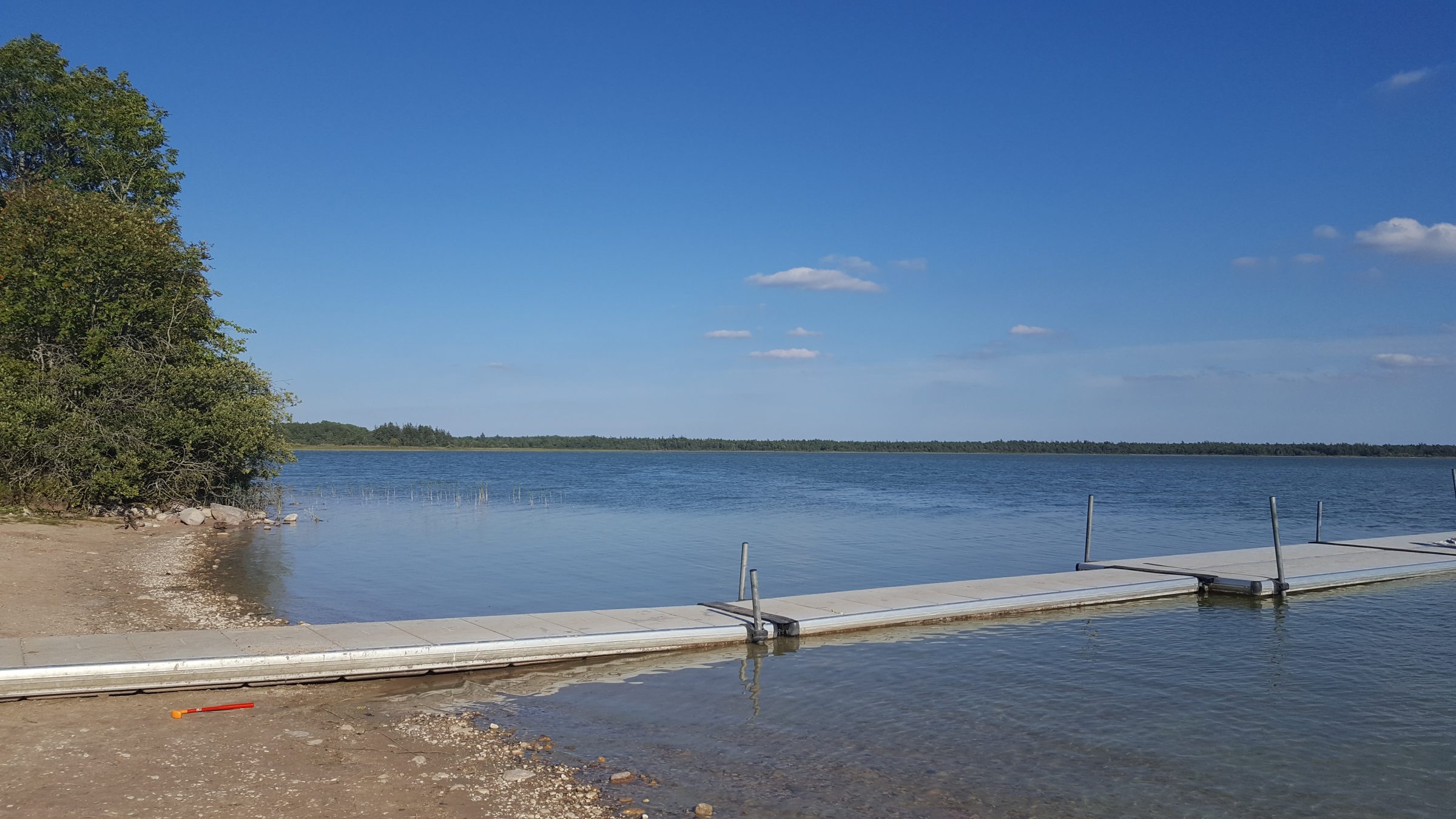 Flytbryggan vid Tingstäde träsk