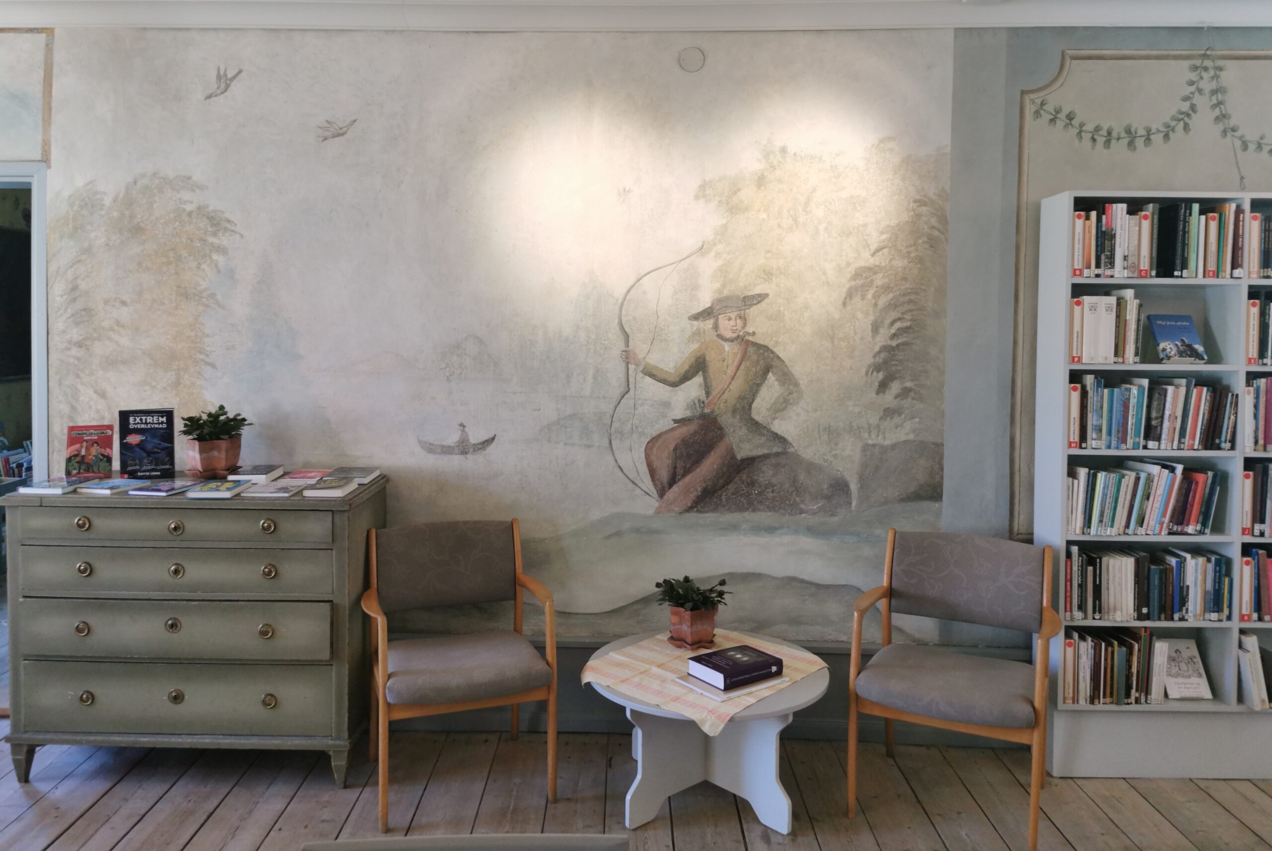 Väggmålningar Klintehamns bibliotek