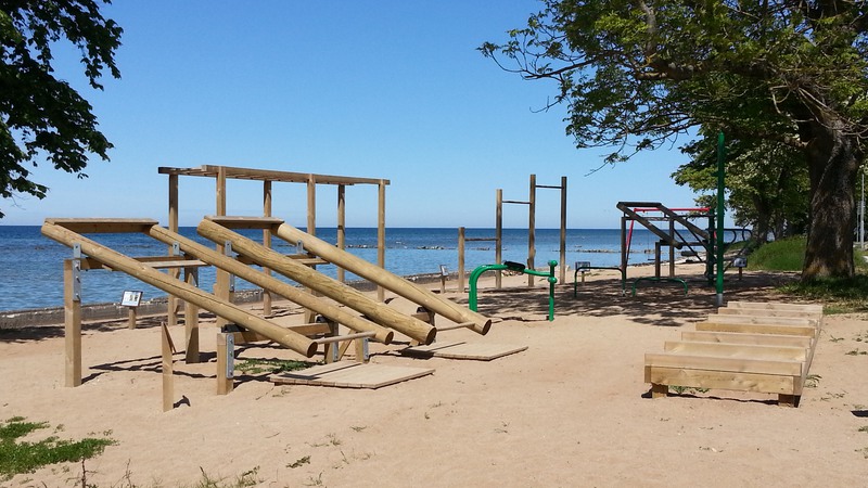 Utegym vid Norderstrand