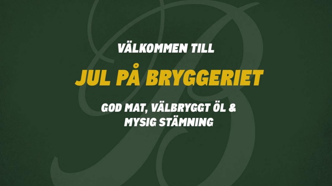 Jul på Bryggeriet Mat och Malt